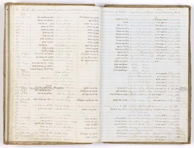 Birth records, 1838-1855
